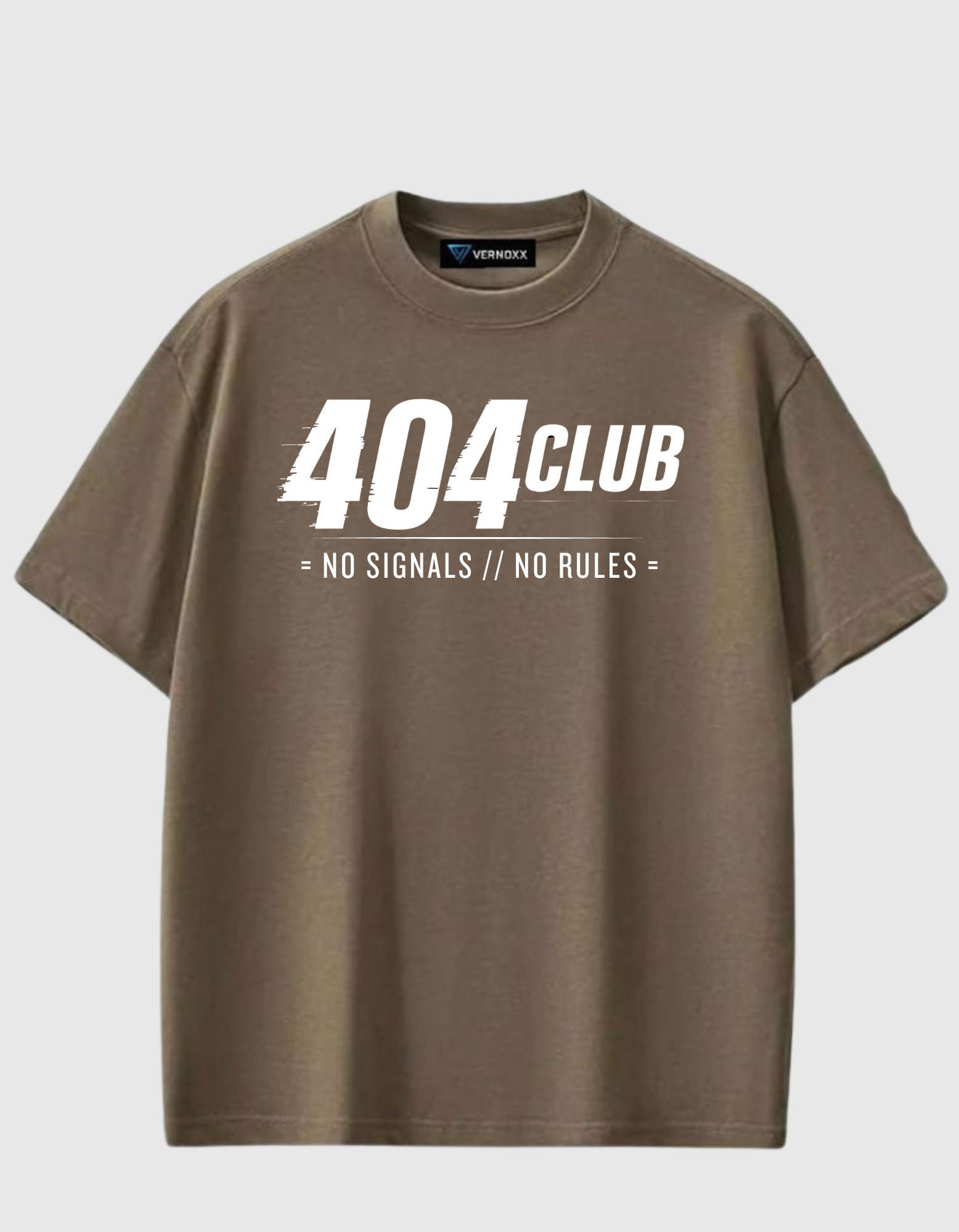 404 CLUB - Brown Signature Tee - Drop 001