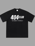 404 Club – Black Signature Tee - Drop 001