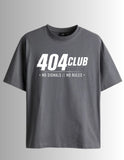 404 Club – Grey Signature Tee - Drop 001