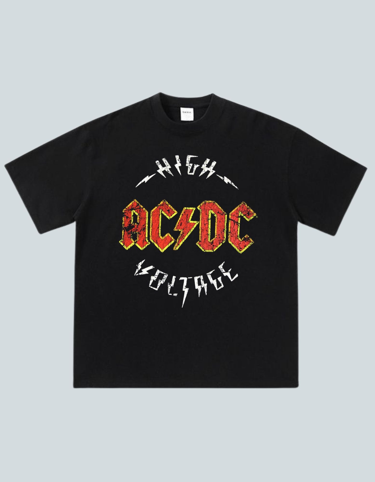 AC/DC High Voltage – Drop Shoulder Tee