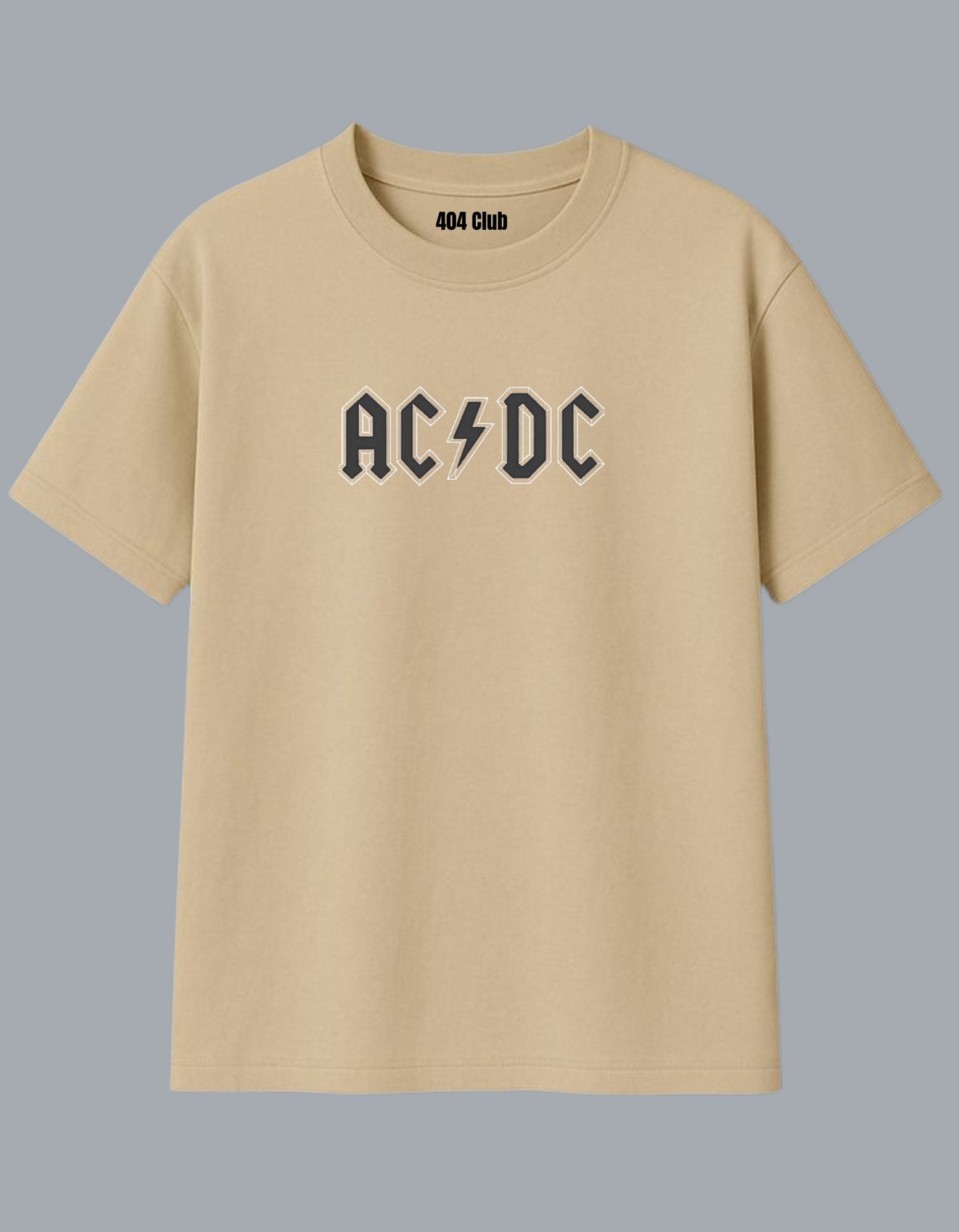 Beige AC/DC Tee - Drop 001