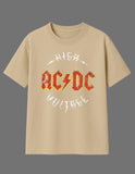 AC/DC High Voltage – Drop Shoulder Tee